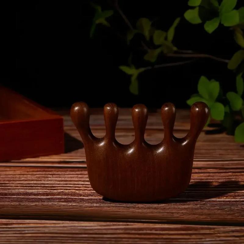 Natural Gua Sha Massage Comb Wide Tooth Facial Massager for Head Face Scalp And Body Guasha Scraping Tool