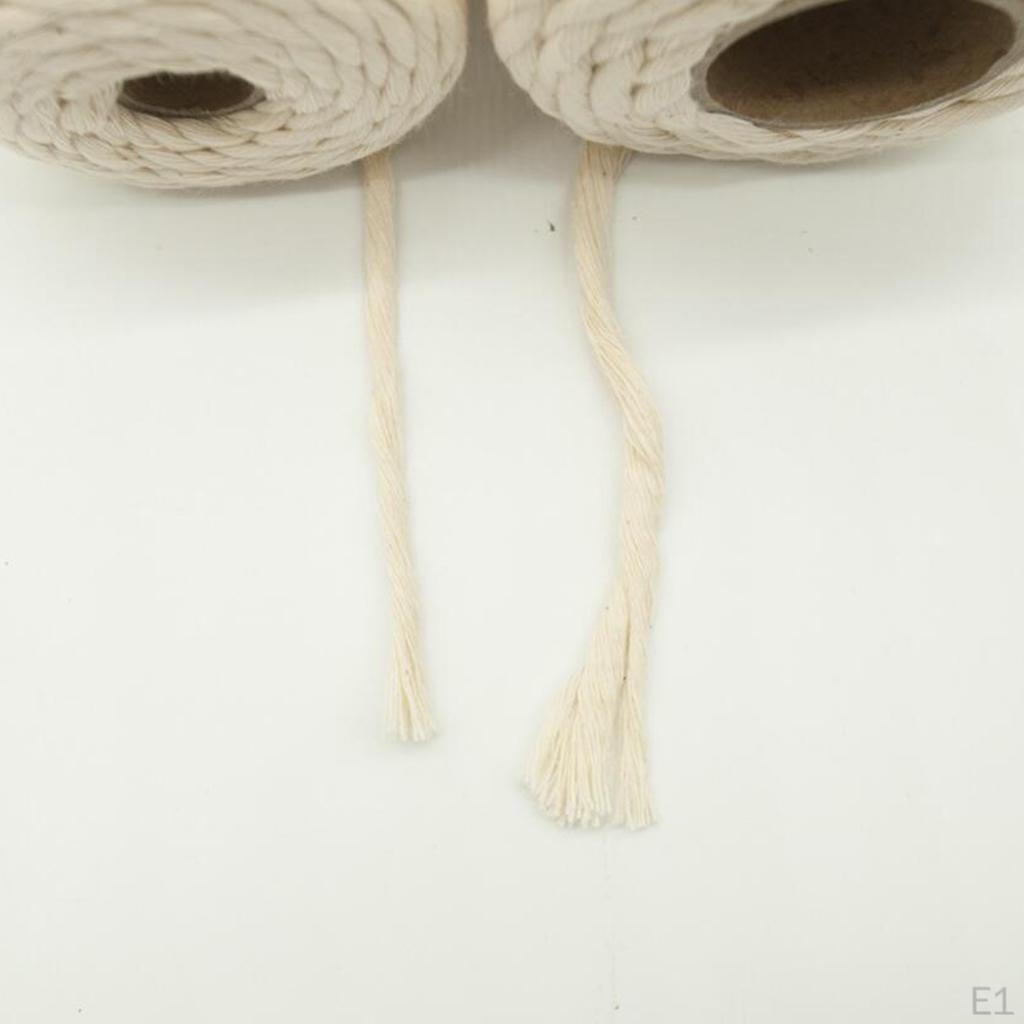 Cotton Twisted Macrame String 3mm/4mm