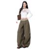 Women's Patchwork High-Waist Slimming Wide-Leg Pants - Spring/Autumn 2026