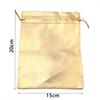 5-10Pcs Silver/Gold Foil Cloth Drawstring Bags Jewelry Gift Bags Candy Beads Bracelet Packing Pouch For Wedding Gift Storage Bag