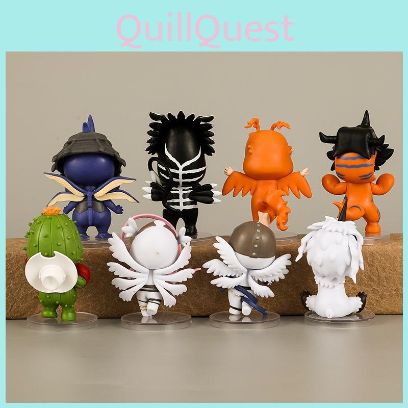 Exquisite Pvc Anime Figurines Digimon Taichi Yamato Sora Koushiro Mimi Collectible Set