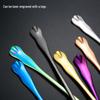 Golden Long Handle Stainless Steel Stirring Spoon and Ladle