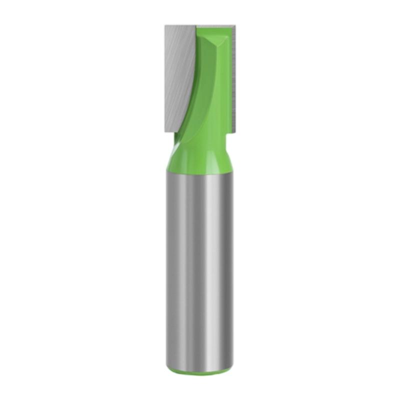 Durability Steel Tipped Bottom Cleaning Routers Bit for Efficient Woodworking Task with 1/2Inch Shank and Green Finishes