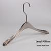Acrylic Transparent Hangers with Black and Gunmetal Hooks for Women's and Men's Clothing