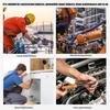 5pcs 6-Point Sockets Nut Extractor Socket Set Stripped Lug Nut Remover  For Vehicle Repair