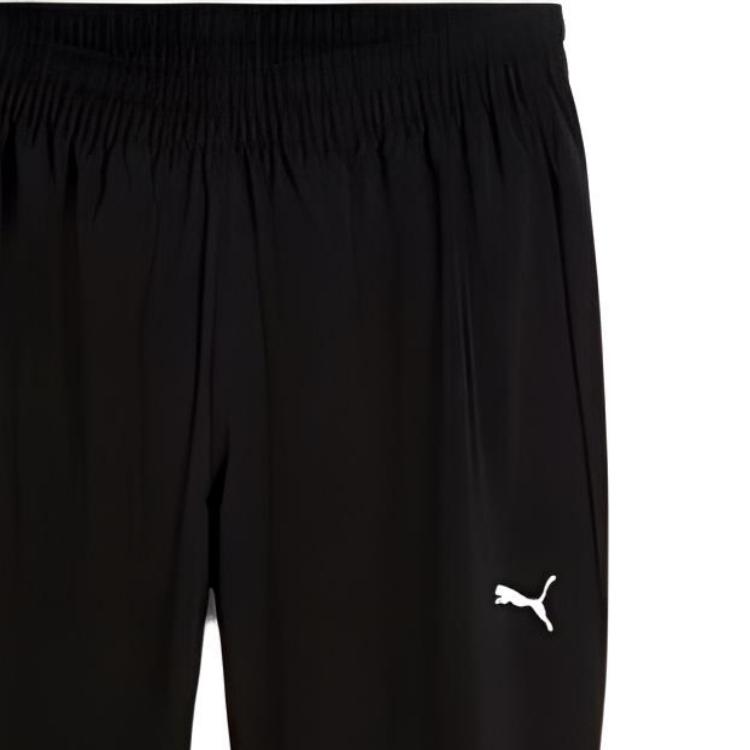 Puma Logo Breathable Versatile Simple Straight Leg Knitted Sports Pants Men Pants Black 527371-01