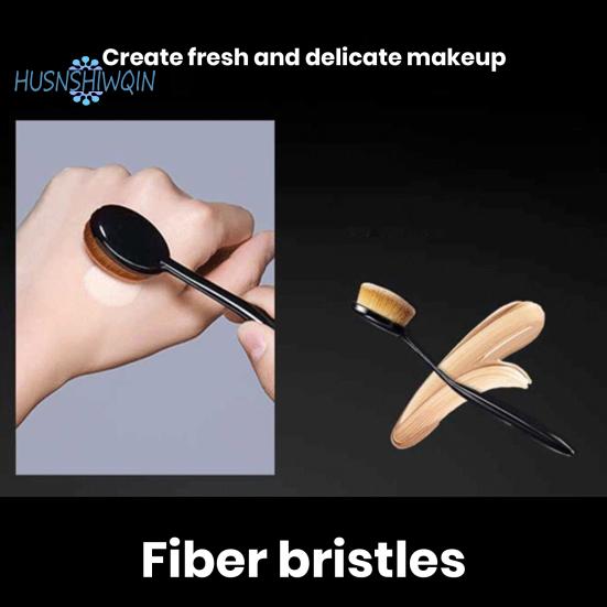 Soft Bristles Foundation Brush Achieve Makeup with Ease Portable Long Handle Makeup Brush Women Supply