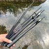 Portable 4 Section 5 Section Fishing Rod 1.8m 2.1m Carbon Fiber Fishing Rod Spinning Rod Carp Fishing Tackle