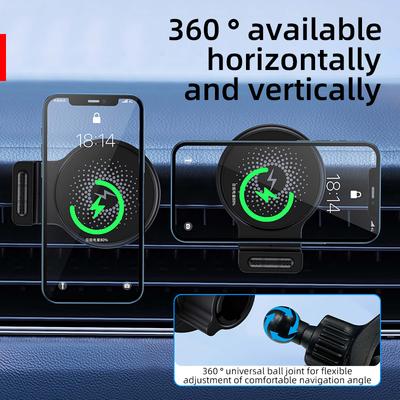 Magnetic Phone Car Mount Phone Holder Bluetooth Receive for Cars Air Vent Upgrade Car Phone Holder Strong Magnet Stand