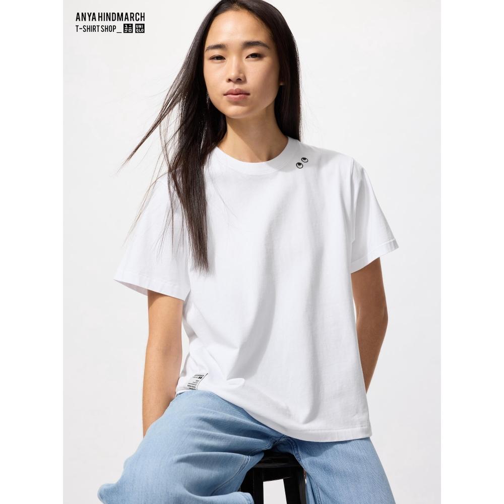 

Uniqlo Япония T1Boxy Boxy T 00 WHITE/XS
