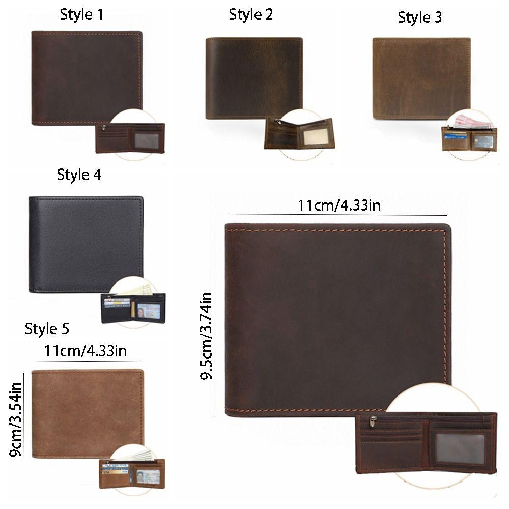 Multi-Card Slot Genuine Leather Wallet Handmade Coin Purse Luxury Card Bag  Travel