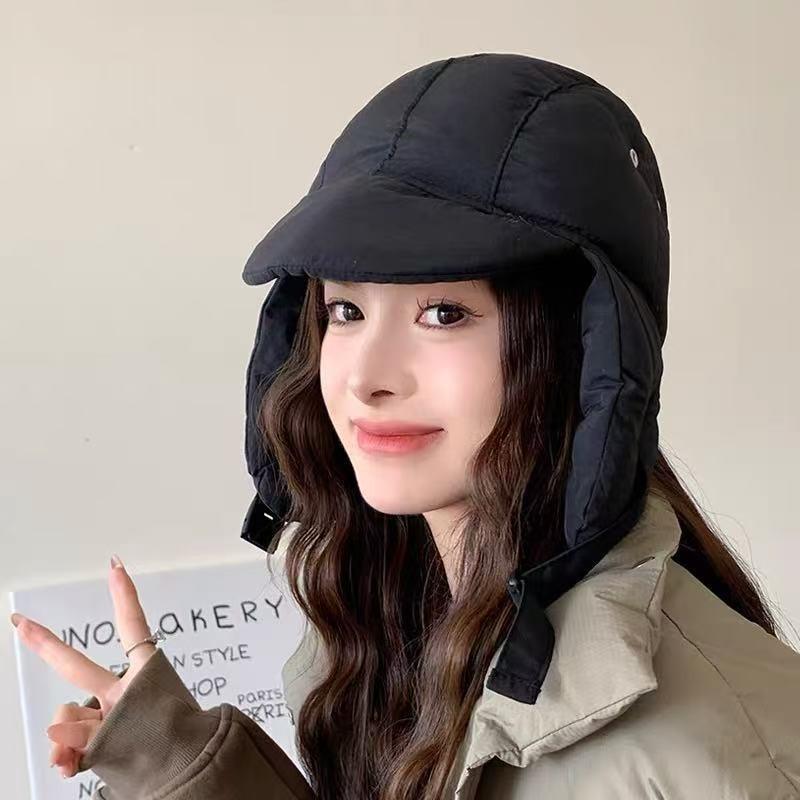 Winter plush fisherman's hat children's Mongolian hat ear protector head hat warm plush thickened cute pile hat