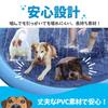 Boono Pet Heat Protection Dog Pool with Fountain and Mat, Dog Shower and Fountain, Easy Cleanup (Blue, Medium, 150cm Diameter)