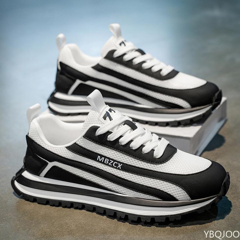 summer mesh Lightweight breathable men s shoes able versatile sneakers casual comfortable thick soled men s shoes 39