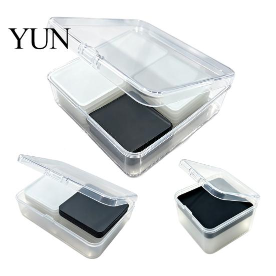 Transparent Acrylic Fridge Magnets 5/6/8/10/15/20/24 Sets DIY Magnet Kit, Square Refrigerator Photo Holder with Adhesive Backing, Clear Picture Making