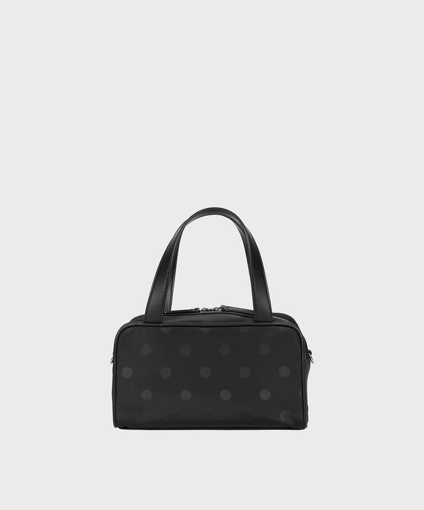 Alki Alka Mini Square Tote Bag_Nylon (Dot Black)