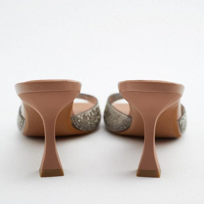 Модные женские босоножки с открытым носком — фото 6