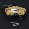 FLEOR Alnico 5 Tele Hot Rail Humbucker Bridge Fits Fender Tele Guitar Parts Pickup, Pickup, 9-10K,