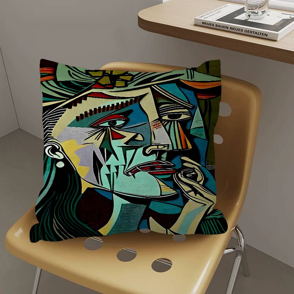 Legend Art Artist P-Pablo Picasso-Mt Maple Design Cushion Cover Happy Autumn Harvest Decor Holiday Decorati Pillow Cover