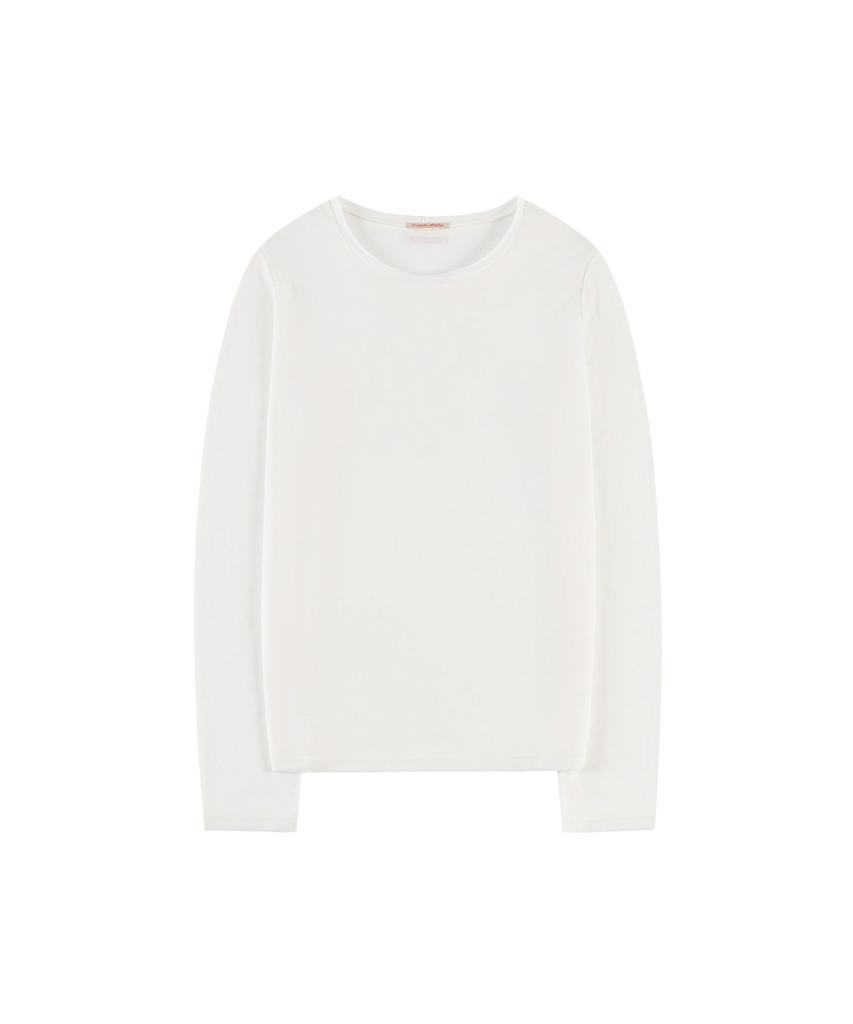 Banwonateullie A3565 Wool Blended Long Sleeve_White