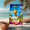 Custom Name Ultra-Soft Beach Towel with Maya the Bee Theme,Ideal for Pool - Camping, Diving - Perfect Travel Essential, Vibrant Beach Towel.