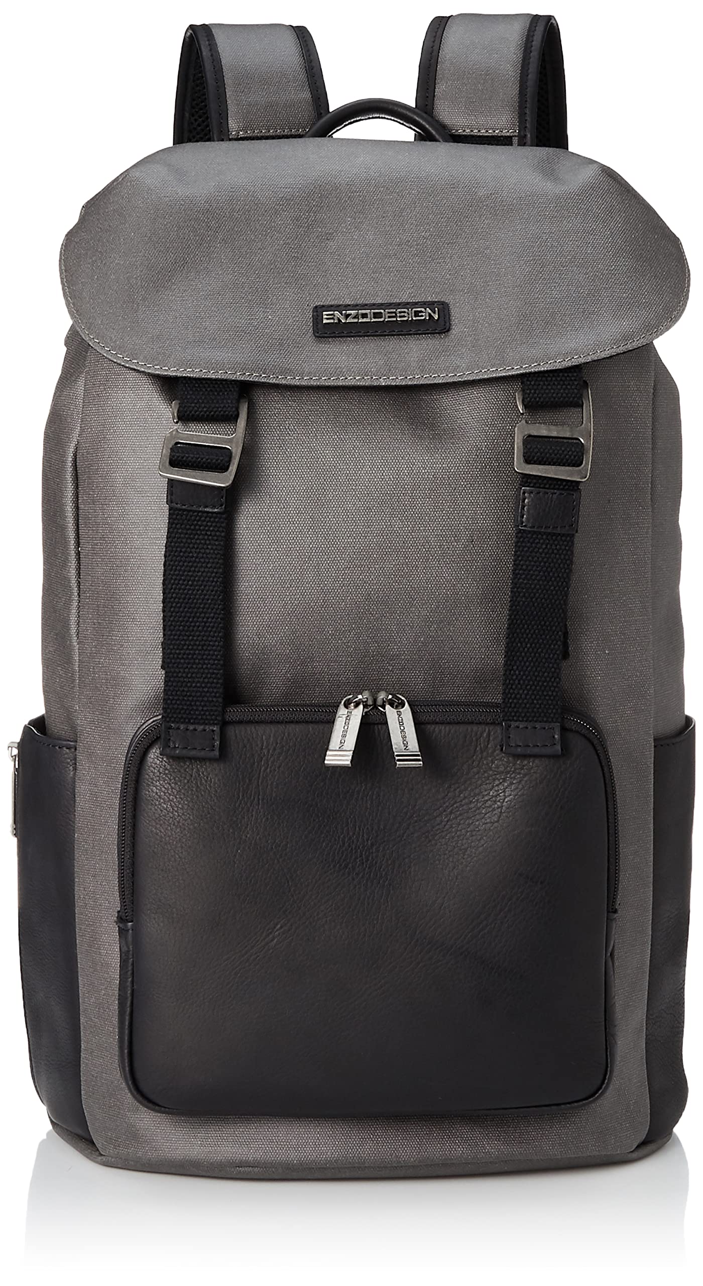 Мужской холщовый рюкзак Enzo Design, Размер 3113, Серый, Средний