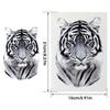 3D Realistische Tiger Löwe Temporäre Tattoos 6 Blätter Wasserdicht Unterarm Transfer Fake Tattoo Aufkleber Körperkunst Großes Tattoo