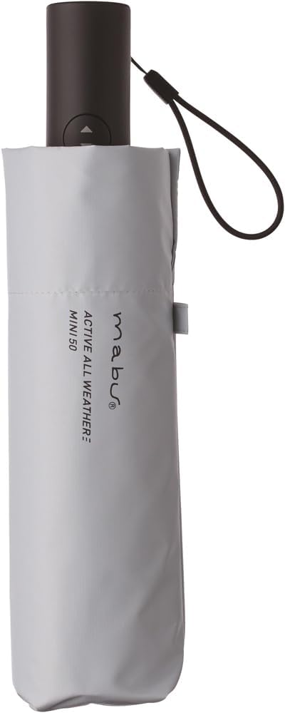 Mabu ACTIVE AW Mini AUTO Folding and UV Suitable for Sun and and Lightweight Parasol, 50cm, 6-Piece Set, Off-White, SMV-42237, Men's, Women's, Unisex,