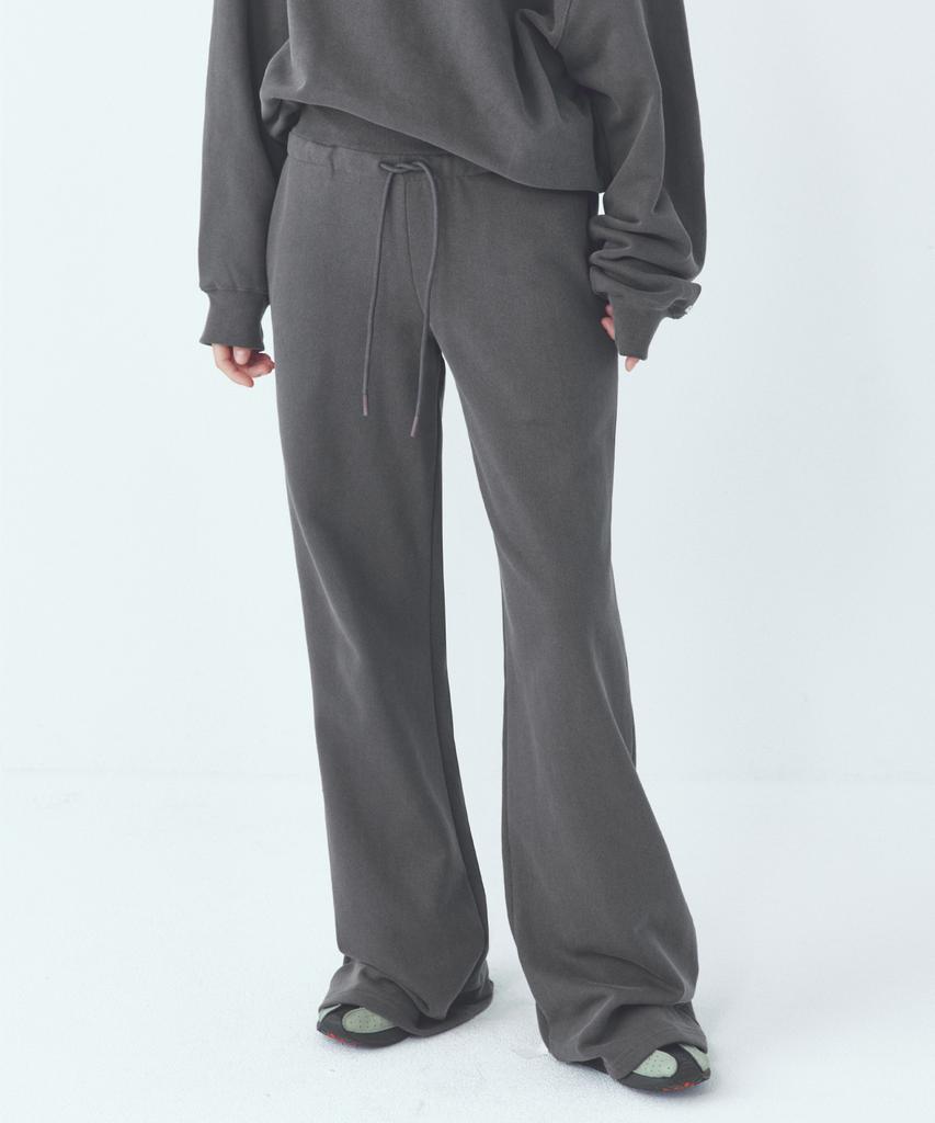 CITTA Every Day Relaxed Wide Band Boot-Cut Pants_Ctb559(Charcoal)