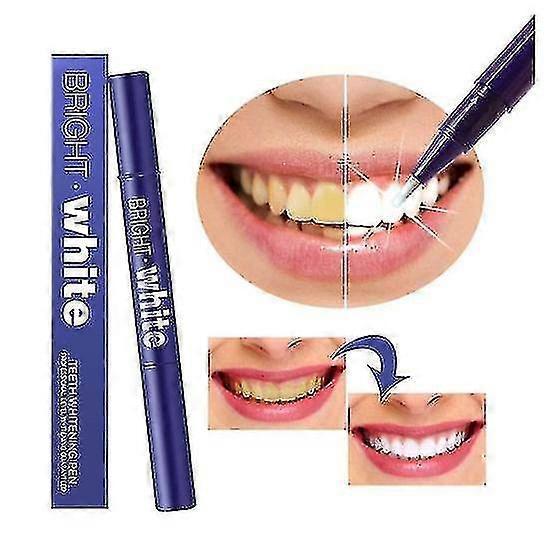 3x Zahnaufhellungs-Gelstift Extra Stark Weißer Zahnaufheller Zarter Fleckenentferner