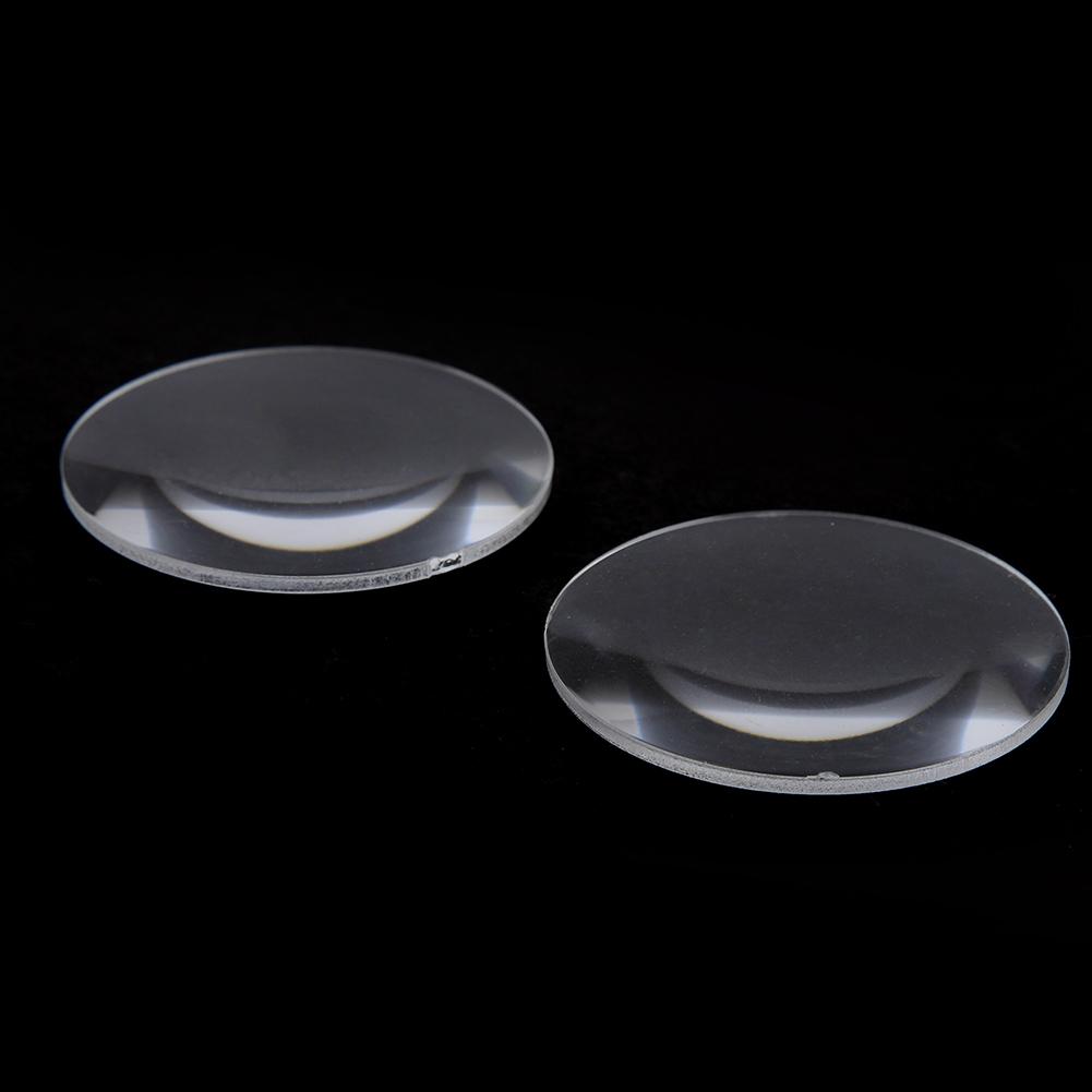 2pcs 50mm Diameter Acrylic Magnifying Glass Lens Reading Magnifier Lens Replacement