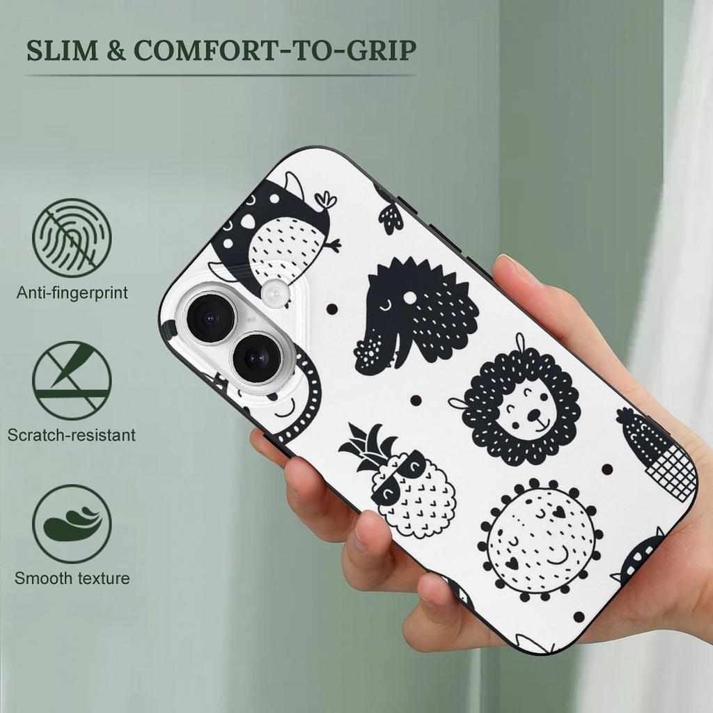 1 Pack For Iphone 17/17Air/17Pro/17ProMax Tpu Phone Case With Slim Profile, Anti-Slip Sides, Raised Lips Around Camera, Responsive Press Buttons