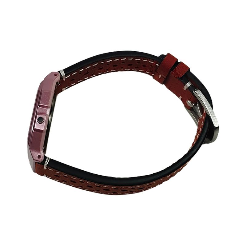 Casio Customized Watch Modified Series Fashion Trend Watch Life Waterproof F-91WS-4 modified-Red Tide Crown Oath Quartz Leath F-91WS-4