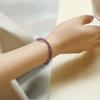 Qiaoen Exquisite Natural Uruguay Amethyst Crystal Bracelet for Girls