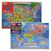 World Map Puzzle for Kids Gifts - 200 Piece - Learning Aid & Educational Games Toy for Kids Age 4 and Above