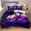 3 Stück Rapunzel & Flynn Schwebende Laternen Bettbezug-Set - Weich und Gemütlich Schlafzimmer, Gästezimmer und Wohnheim Dekorative Bettwäsche 3-teiliges Set 1 Qui