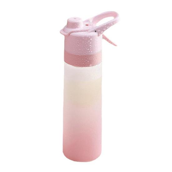 Spray Water Bottle Thermal Travel Water Cup BPA Free 650ml Large Capacity Drinkware for Outdoor Sports Fitness