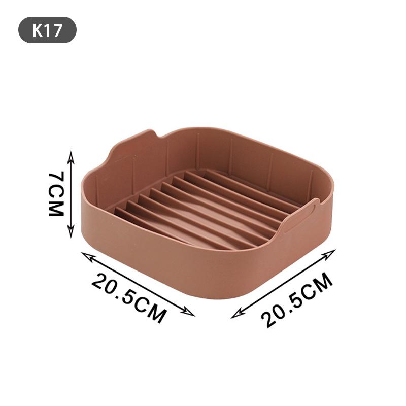 Airfryer Silicone Pot Multifunctional Air Fryers Accessories Fried Baking Tray