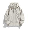 Spring American Contrasting Hooded Jacket for Men and Women Couples Trendy Versatile Jacket Windproof Waterproof Jacket for Men