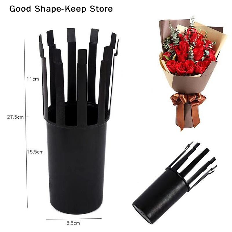 Base de Bouquet para Florista Profissional com Revestimento Retentor de Hidratação para Flores Frescas, Vaso Interno para Arranjo Rápido,