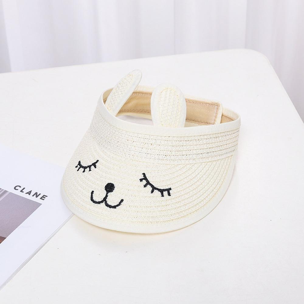 

New Kids Sun Hat for Boys and Girls Summer Sun Protection Hollow - top Trendy Cap Ideal for Beach Time Cool Headwear for Kids белый