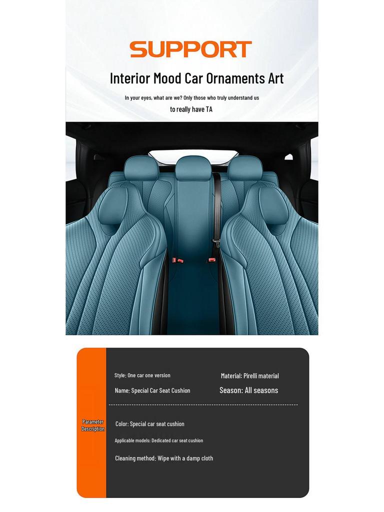 Universal Leather Car Seat Cushion for MG 7 - All Seasons, Five-Seater Compatibility