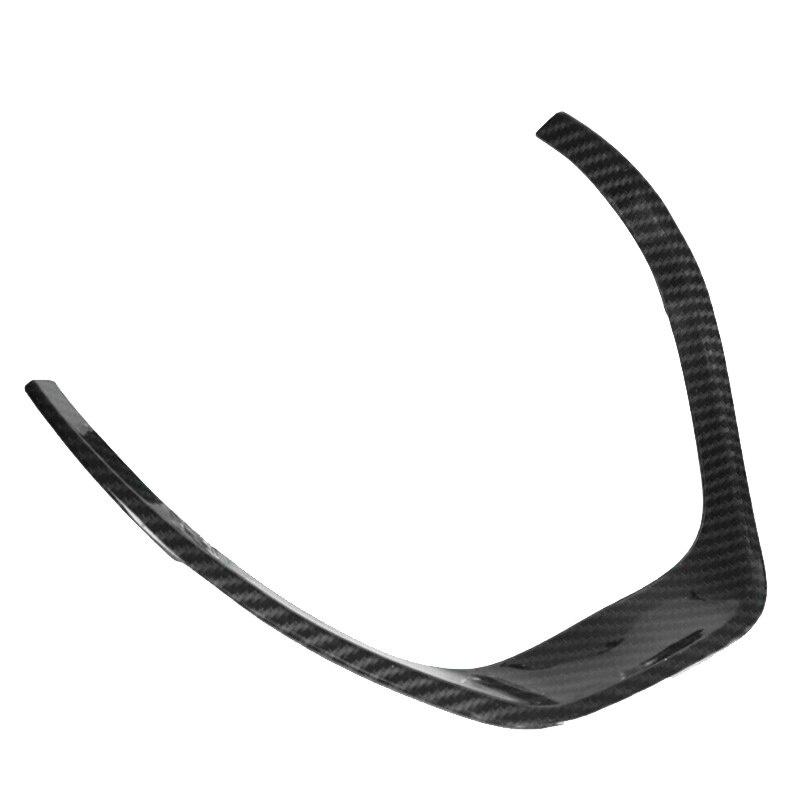 Car Interior Steering Wheel Panel Decoration Cover Trim For BMW 3 Series F30 F31 2013-2018 Carbon Fiber Decorative Frame
