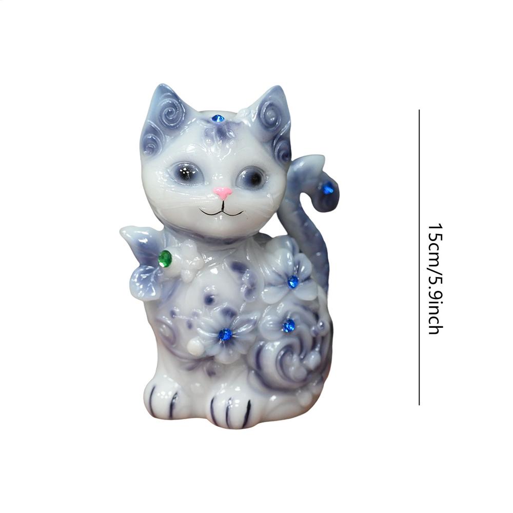 

Настольная лампа Кот Светодиодное освещение Милый Кот из смолы Настольные лампы Для спальни Гостиной Прикроватные Постели Общежития Офиса Коридора Прихожей День рождения