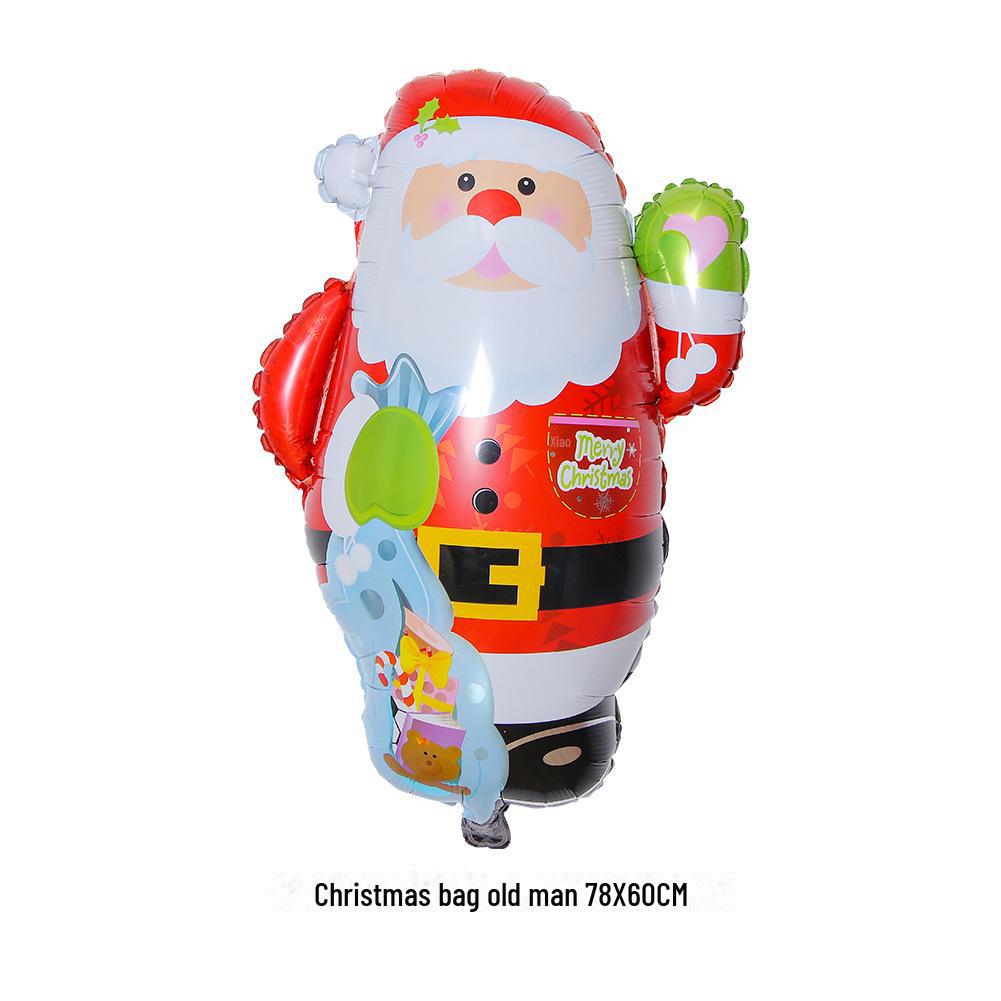 Christmas Tree Snowflake Aluminum Film Balloons for Party Decoration