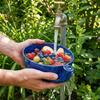 Quick Drain Swirl Berry Washing Drain Bowl 3D Printed Berry Strainer Basket  for Vegetable Fruits