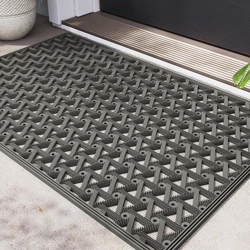 Rain Mat Outdoor Snow Removal Non-slip Door Mat Dust Hollow-out Foot Mat Door Mat