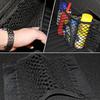 Car Trunk Mesh Back Seat Elastic Cage Auto Seat Back Storage Net Fixed Straps Extinguisher Storage Net Bag Car Trunk Organizer