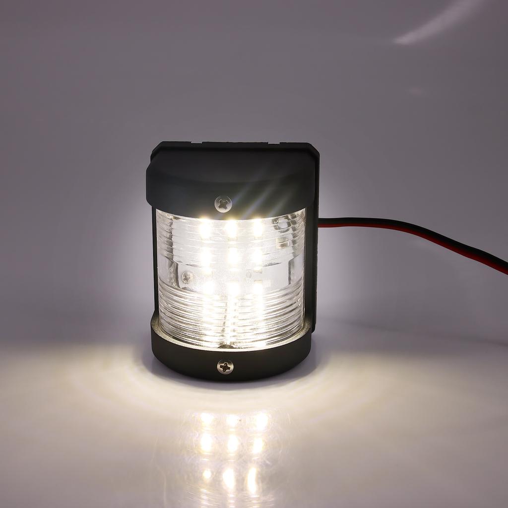 1 stk Båt Navigasjonslys 12V 24V Skip Lys Marine Båt Seillys Belysning Yacht Hvite LED Lys