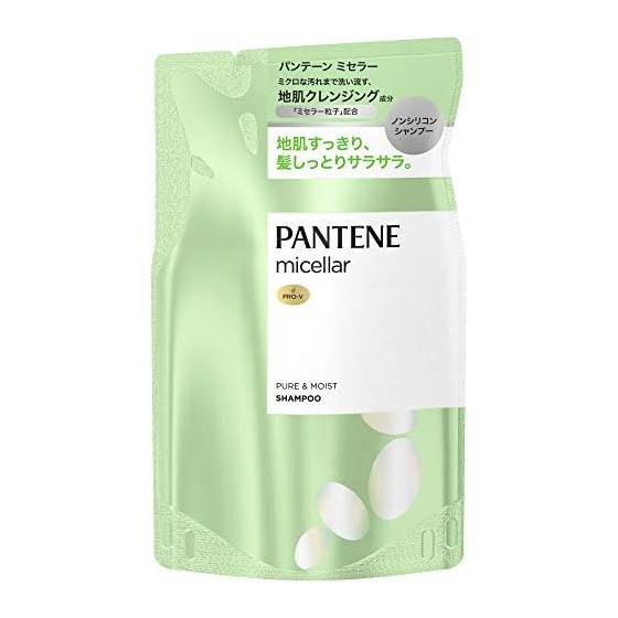 Pantene Micellar Non-Silicone Shampoo Refill 350mL Pure & Moist